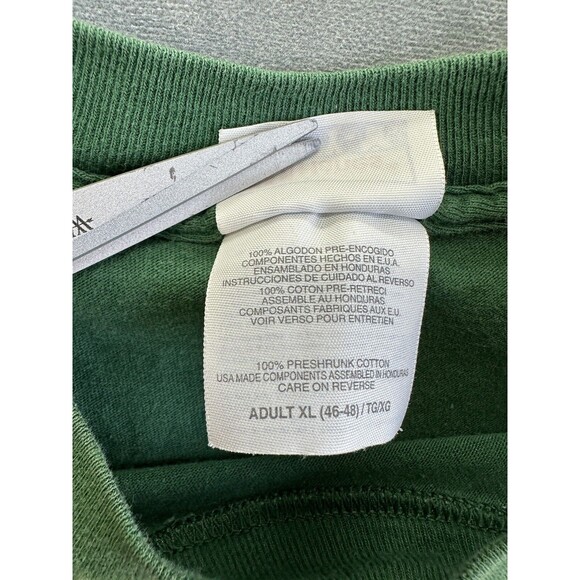 Trinity County CA Scenic Byway Adult XL Green Forest River GRAPHIC PEELING - Picture 4 of 8